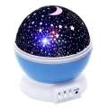 Rotating Night Light Projector Lamp Starry Star Master Sky Star Unicorn Children Kids Baby Sleep Romantic Led Projection Lamp USB/AA Battery. 