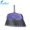 INDOOR BROOM MONARA WITH 120CM PLASTIC COATED METAL HANDLE - FEATHER BRAND. 