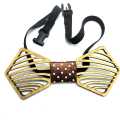 Wood Bow Tie / Wooden Neck Ties Business Wedding Party Wear Bow-knots For Men Gifts. 