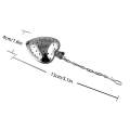 3 PacksTea InfuserHeart Shaped Tea Infuser Strainer Spoon With Chain Stainless Steel Tea Strainers For Loose Tea. 