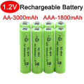AAA Battery Rechargeable 1800mAh 1.2v-1.5V (One Pair). 