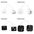 Sliding closet door lock key or combination lock security refrigerator lock with 1PCS baby baby safety cabinet lock. 