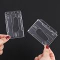 1/10Pcs Clear Clear Bank Card Protective Holder Card Sleeves Id Badge Case ID Card Cover For School Office Company Waterproof Hard Case Credit ID Business Card Protection. 