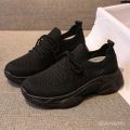 Black Work Restaurant Breathable Thick Bottom Soft Bottom Non-Slip Canteen 〉 Antiskid Shoe Women's Kitchen All Black Work Sports 〖. 