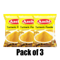 Aachi Turmeric Powder 50g (Pack of 3). 