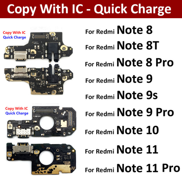 New Usb Port Jack Dock Connector Charging Board Flex Cable For Redmi Note 7 8 8t 9s 9 Pro 10 10s 11 Pro 4g 5g