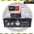 AC 220V DC 12V USB SD Bluetooth FM Radio Stereo Amplifier With Remote Control AK-699BT. 