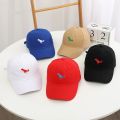 Fashion Soild Boys Baseball Cap Dinosaur Embroidered Cotton Snapback Hat Kids Outdoor Travel Sum Hats for 2 to 8year Child Hats. 