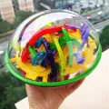 【LuckyBabyFans Store】100~299 Levels Labyrinth Puzzle Ball Maze Intellect Kids Toy Magic Cube Fun Finger Balance Logic Ability Children Gift. 
