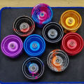 Yoyo Professional Competition Metal Yo Yo Factory with 10 Ball Bearing Alloy Aluminum High Speed Unresponsive Toys for Kids. 
