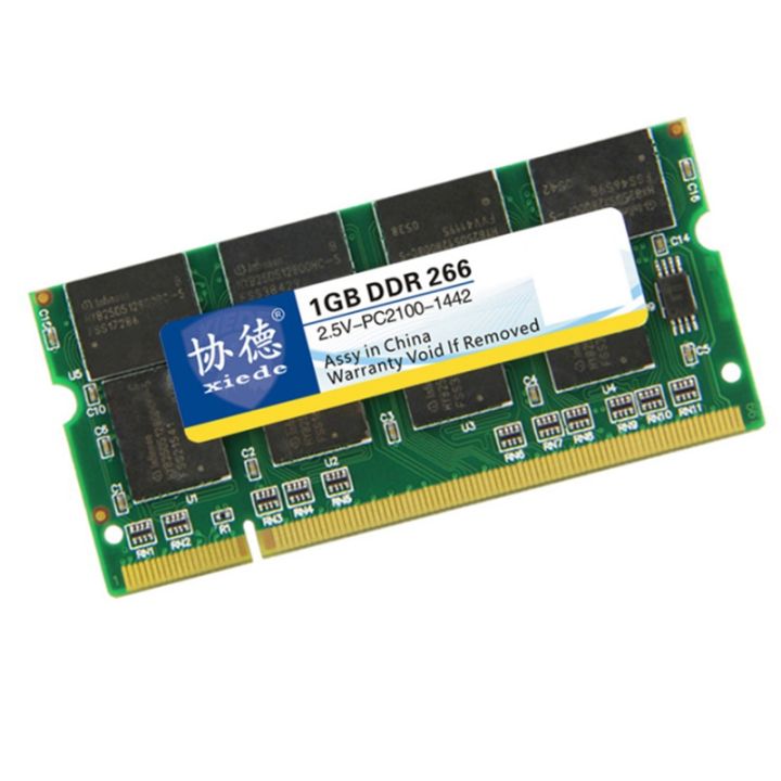 Ddr1 Memory Module 【UrbanNomad】Xiede Notebook Computer Memory Module Ddr 266 1GB Pc-2100 ...