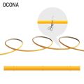 4mm Narrow COB LED Strip Lights for Car Wall Room Decoration 12V 24V 480LED Warm Cool White Light Bar Flexible Ribbon Diode Tape-2700K-0.5m-12V-. 