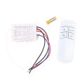 Digital Remote Control Light Switch Wireless ON OFF Switch For Light Bulb Chandelier 220V RF433 1/2/3/4 Ways. 