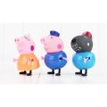 Peppa pig friend Action Figure Pelucia Anime Toys Boy girl gift set. 