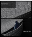 Linen Car Seat Cover for All Seasons Soft Breathable Front Covers with Non-Slip Protector Universal Fit Most Car Van SUV Truck. 