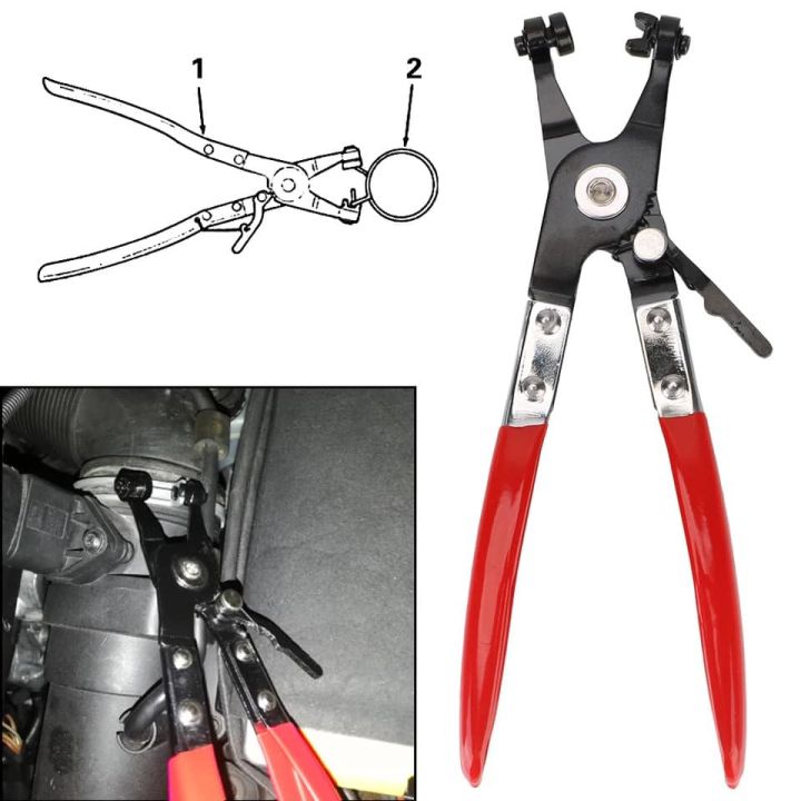 Clamp Puller Locking Car Hose Clamps Pliers Water Pipe Hose Flat Band Ring Type Tool for Garden Auto Removal Tools/ Car Water Pipe Calipers
