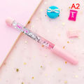 South Korea Beautiful girl Quicksand pen 0.5mm Kids Japanese Gel Pens Kawaii. 