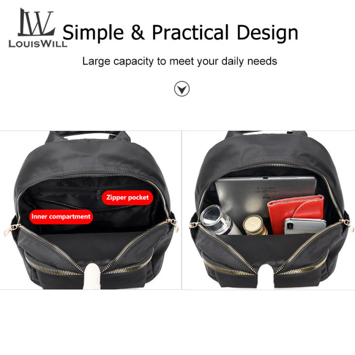 LouisWill%20Women%20Backpacks%20Shoulder%20Bags%20Korean%20Style%20Travel%20Bags%20Waterproof%20Oxford%20-%20Image%205