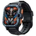 LOKMAT APPLLP 4 MAX Android Smartwatch Fitness Tracker, 2.02'' TFT Touch Screen, 2GB RAM 16GB ROM, Dual Camera - Black. 