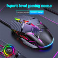 Ergonomic Wired Gaming Mouse USB Computer Mouse Gaming RGB Mause Gamer Mouse 6 Button LED Silent Mice for PC Laptop. 