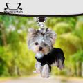 Dog-shaped Decorative Ornament Adorable Animal Shaped Car Rearview Mirror Pendant with Lanyard Realistic Design Christmas Tree Ornament Easy to Hang Decoration for Animal-themed Mirror Charm. 