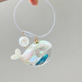 Cute Whale Dolphin Keychain Marine Animal Doll Kawaii Keyring Car Key Chain Accessories For Men Women Couple Bag Jewelry ANLAN. 