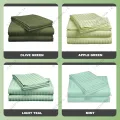 Egyptian Cotton Striped Bed Sheet with 2 Free Matching Pillow Cases | Hotel Quality | Beddings.lk. 