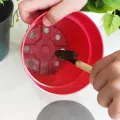 【ZOSR】10PCS Pot Hole Mesh Drain Pad Round Square Grid Mat Screen Bottom Prevent Soil Loss Breathable Bonsai Plant Gardening Tools. 