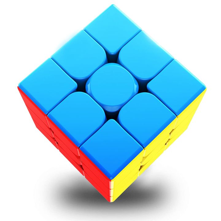 Rubix Cube Sticker Less Magic Rubik Cube - Sticker-less Smooth Speed Stickerless Magic Cube ...