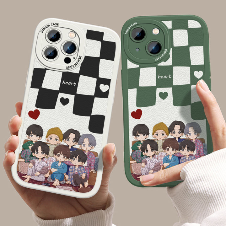 DEL for Realme C15 Mobile Cover Boy Group BTS Square Phone