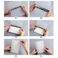 SF PP A5 A6 A7 B5 Spiral Notebook Cover Transparent Matte Binder Cover for Diary Planner Paper Book. 