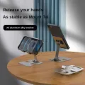 Universal All Aluminum Alloy Foldable Desk Phone Holder Mount Stand For Mobile Phone Holder For Tablet Desktop Metal Holder. 