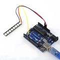 5PCS 8Bits WS2812 5050 RGB LED Module 8 Channel Built-in Lights Full Color-Driven Development Board for Arduino Black. 