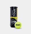 High Quality Dunlop Tour Brilliance Tennis Ball 3 Balls Can / Set with HD Core and HI-VIS. 