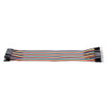 Breadboard Jumper Wires Male to Female Dupont Cable for Arduino Multicolored Ribbon Cables 40Pin 20cm. 