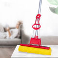 Foldable PVA Sponge Absorber Quick Cleaning Mop with Squeezing Technology Adjustable Handle Kitchen Bathroom Cleaner, Standard Size. 
