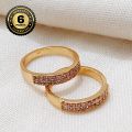 Gold Plated Guaranteed Women Ring With Stone Beauty Fashion Jewellery. 
