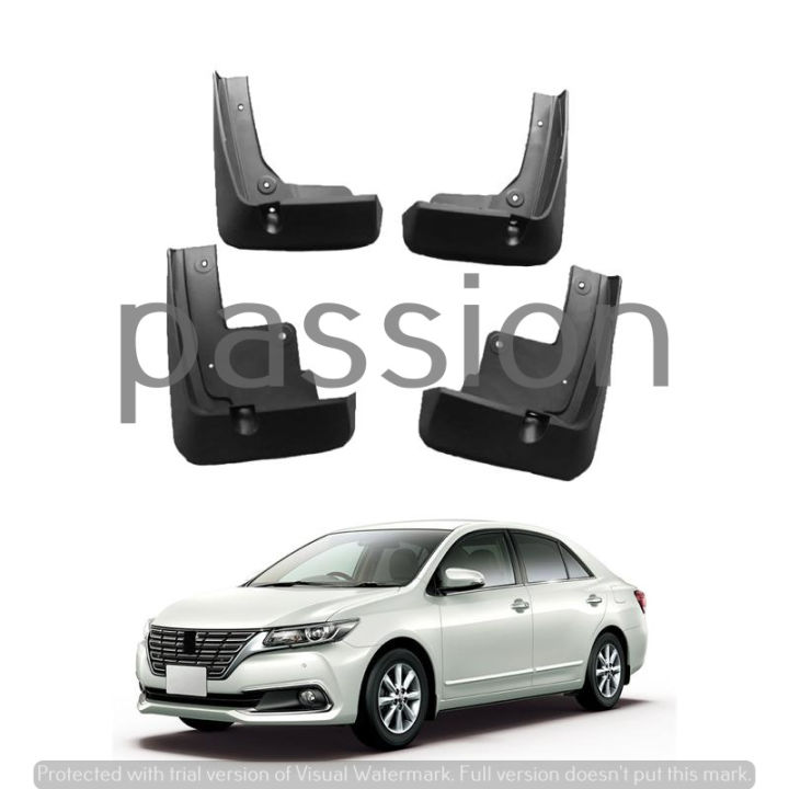 4 Pcs Front Rear Car Fender Flares Accessories Mud Flaps For Toyota Premio 2018- Car Mud Flap Splash Guards Mudflaps