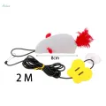 Pet Kitten Cats Mice Toys Hanging Door Cat Plush Toy for Kittens Kitty. 