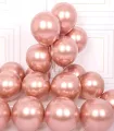 Chrome Latex Balloons, Metallic Finish, 10 Inch Size, 5 Pieces. 