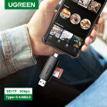 UGREEN 2 in 1 Card Reader USB 3.0 SD TF OTG Type C Smart Memory Card Reader for Redmi note 7/Samsung A30/A50/A70/S10/S9/Note 9/Huawei Nova 3e /mate 10/P20 Samsung S8/S9/Note9 etc.. 