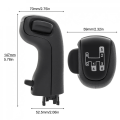 Manual 6 SPEED+R+C Gear Shift Knob Gear Shifter Lever for Scania P G R T Series Truck 1438702. 