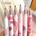 Cute Pink Little Dinosaur Press Pen 0.5 Black Gel Pens School Office Writing Stationery Supplies. 