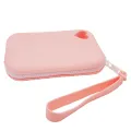 Portable Silicone Dog Treat Bag - for Outdoor Use Light Blue. 