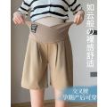 Shorts for Pregnant Women Summer Thin Outer Wear Loose Casual Wide-Leg Pants Five-Point Suit Pants Low Waist Pregnancy Pants Summer Wear. 