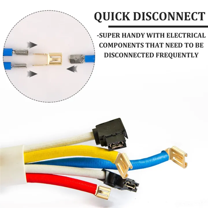 25%20Pcs%20Piggyback%20Spade%20Connectors%20Chair%20Terminal%20Quick%20Disconnect%20Electrical%203%20Way%20Adapter%20-%20Image%207