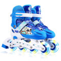 Children's The Skating Shoes Full Set Children's Skates2-3-4-5-6-7-8-9-10Adjustable Size for Boys and Girls. 