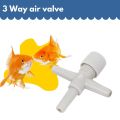 Aquarium Air Valve 3 Way Air Pump Control Valve for Fish Tank, T control valve for fish tank ,aquarium. 