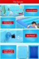 INTIME 1.8M (YT-666) Inflatable Family Swimming Pool 3 Layer Extra Large Rectangular Kids Swimming Pool Indoor Outdoor. 