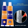 2Pcs A & B Metal Repairing Adhesive Super Glues Heat Resistance Steel Repair Paste Gel Casting Agent Gadgets. 
